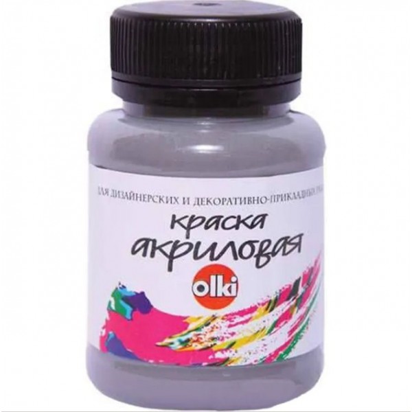 Акрил дизайн 100 мл., 1цв., olki, серая